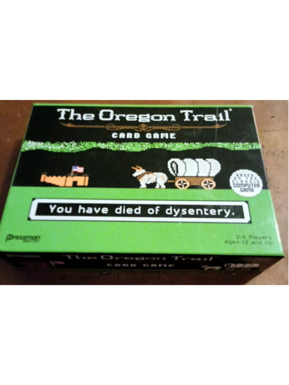 The Oregon Trail Card Game Family Memories Nostalgia You Have Died Of Dysentery